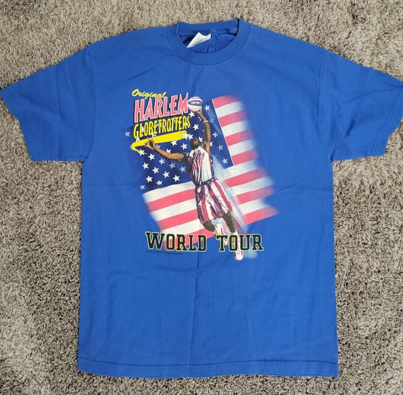 2003 Harlem Globetrotters World Tour Shirt-Never worn