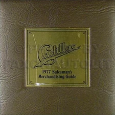1977 Cadillac Merchandising Guide Data Book Dealer Album Color and Upholstery