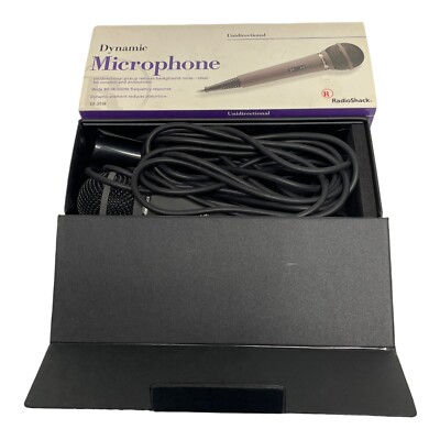 OPTIMUS  DYNAMIC UNIDIRECTIONAL MICROPHONE #33-3018 500 ohms - 20' Cord