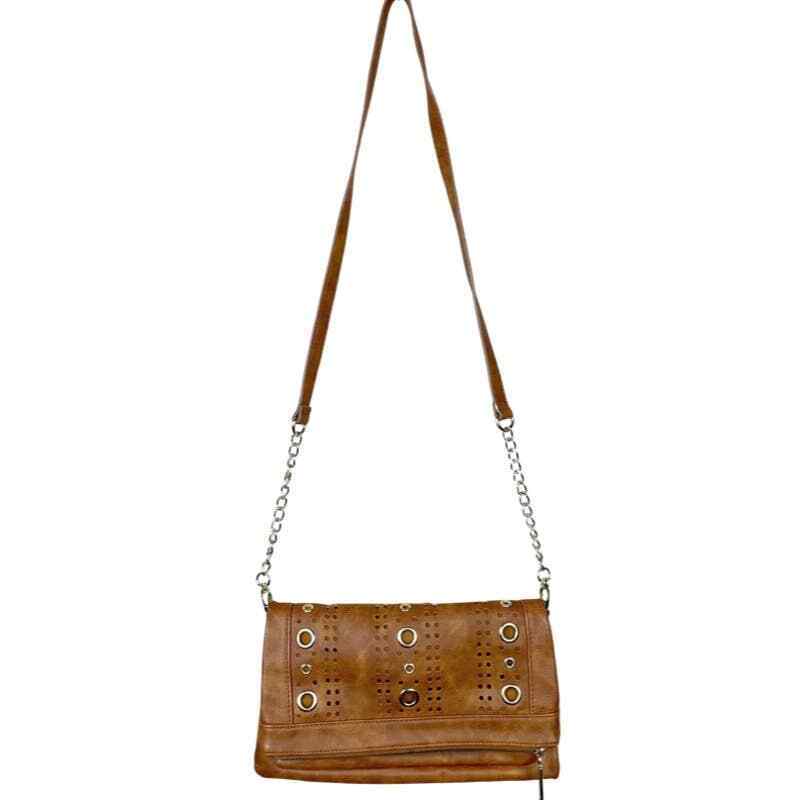 Steve Madden Brown Faux Leather Crossbody Bag - image 1