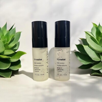 LOT OF 2 Mary Kay TimeWise Night Solution - Anti-Aging- Travel Size - SHIPS FAST