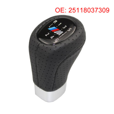 6-Gang M-Sport Leder Schaltknauf Schalthebel Shift Knob Für BMW E81 E82 E87