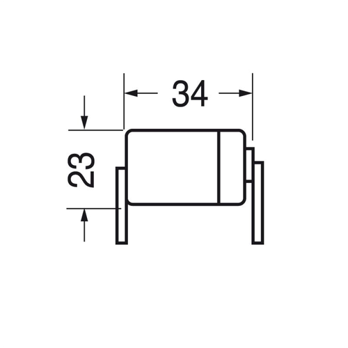 Batteria ricaricabile NiMh 4/5 SC 1,2V 2000mAh 22x33mm Ni-Mh a saldare linguette - Picture 2 of 2