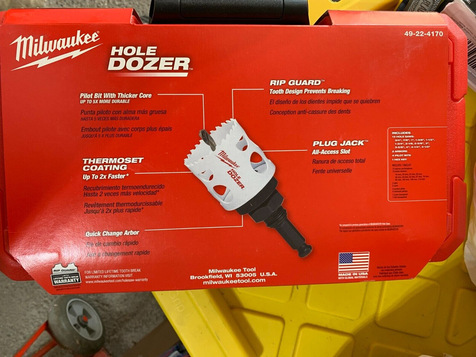 Milwaukee 49-22-4170 20Pc Hole Dozer™ General Purpose Bi-Metal Hole Saw Kit  | eBay