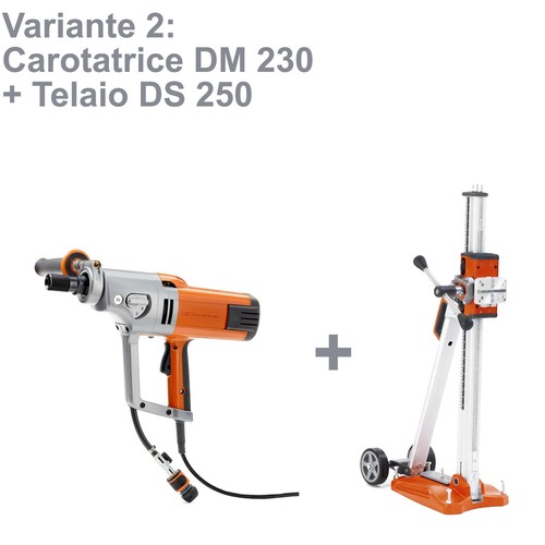 Carotatrice Monofase 1850W HUSQVARNA Carotatore a Secco e Umido Cemento DM 230 - Bild 18 von 19