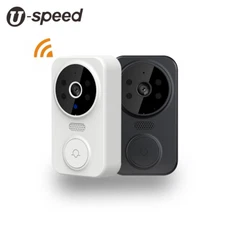 Wireless WiFi Smart Video Doorbell with Voice Intercom Home Alarm Mobile Remote