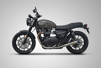 DOUBLE EXHAUST ZARD STEEL-CARBON EURO5 TRIUMPH SPEED TWIN 900 2021-23