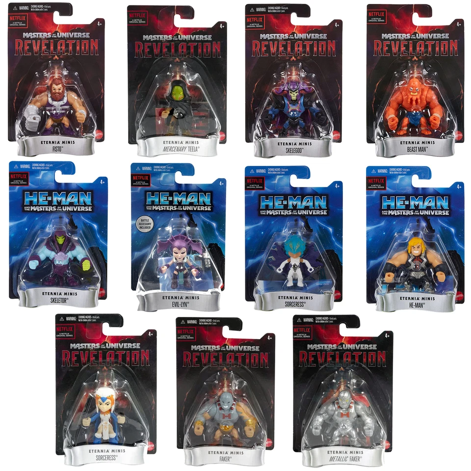 MATTEL Masters of the Universe MotU Eternia Minis 8 cm Figur