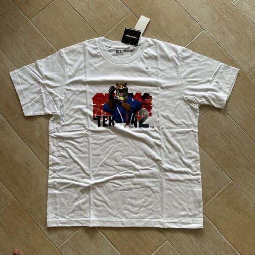 Uniqlo x Tekken 2 King UT XL Tshirt Brand New With Tag White Short Sleeve - Picture 1 of 8