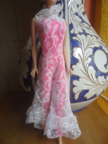 Original Mattel Barbie Clothes 1968 Jump into Lace # 1823 Nr. Mint Black Label - Picture 1 of 10