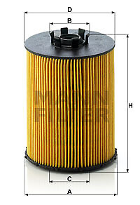 Mann-Filter HU 823 X ÖLfilter FÜR BMW Morgan ROLLS-ROYCE Wiesmann-image