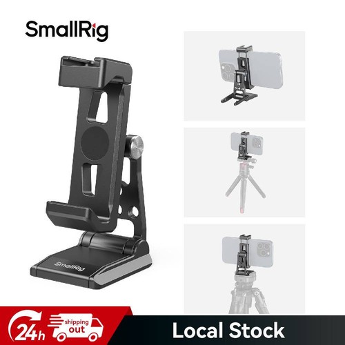 SmallRig Supporto Treppiede Telefono in Metallo, Supporto Cellulare con Adattatore QR per Arca-Swiss - Foto 1 di 8