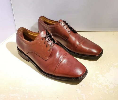 Leather Lace Up Oxford Dress Shoes 