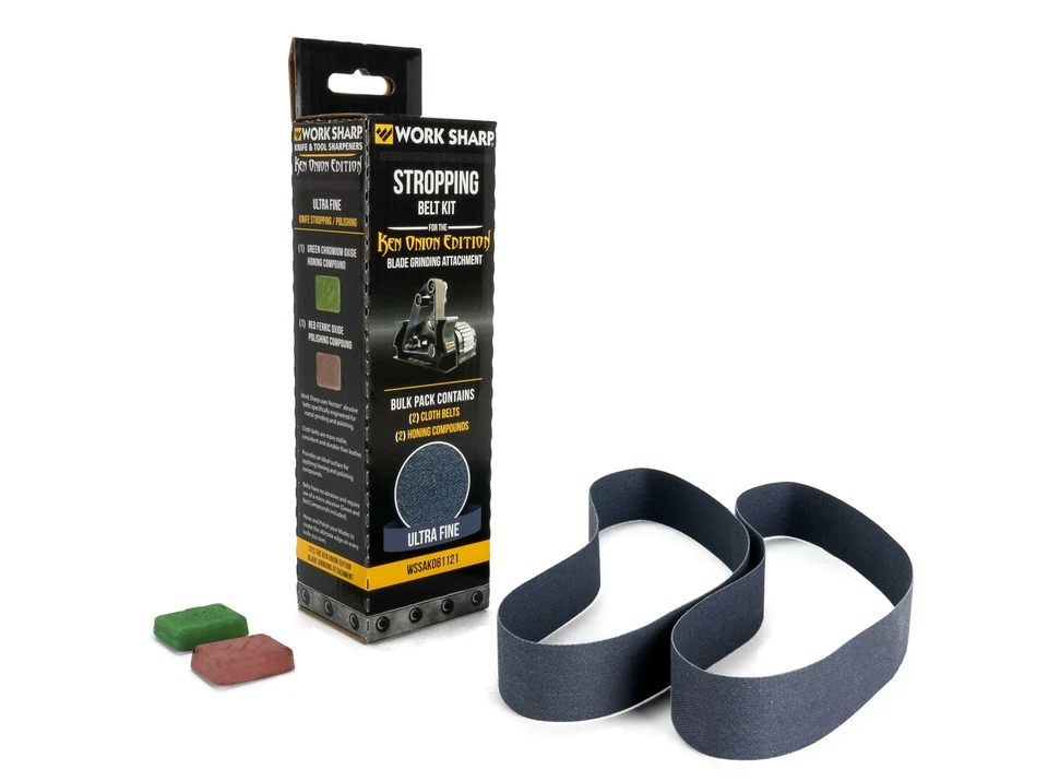 WORK SHARP® 2x Schleifband Ken Onion Edt. Stropping Belt Kit Schärfband 09DX032