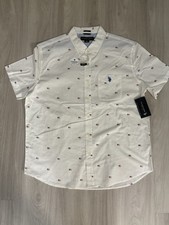 U.S. Polo Assn. Men's Short Sleeve Button Up Woven Shirt XL