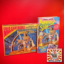 Sega Mark Ⅲ 3 Phantasy Star w/Book RPG Master System Gold Cartridge 4M Japan JP