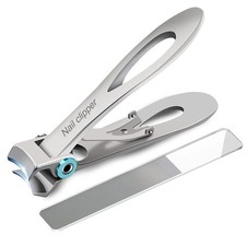 Nail Clippers Ultra Wide Jaw Opening Fingernail and Toenail Clippers Set