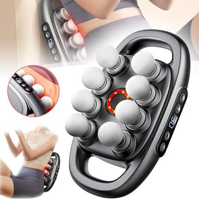 30 Modi Electric Massage Gun Massagepistole Massager Muscle Massagegerät+8 Köpfe
