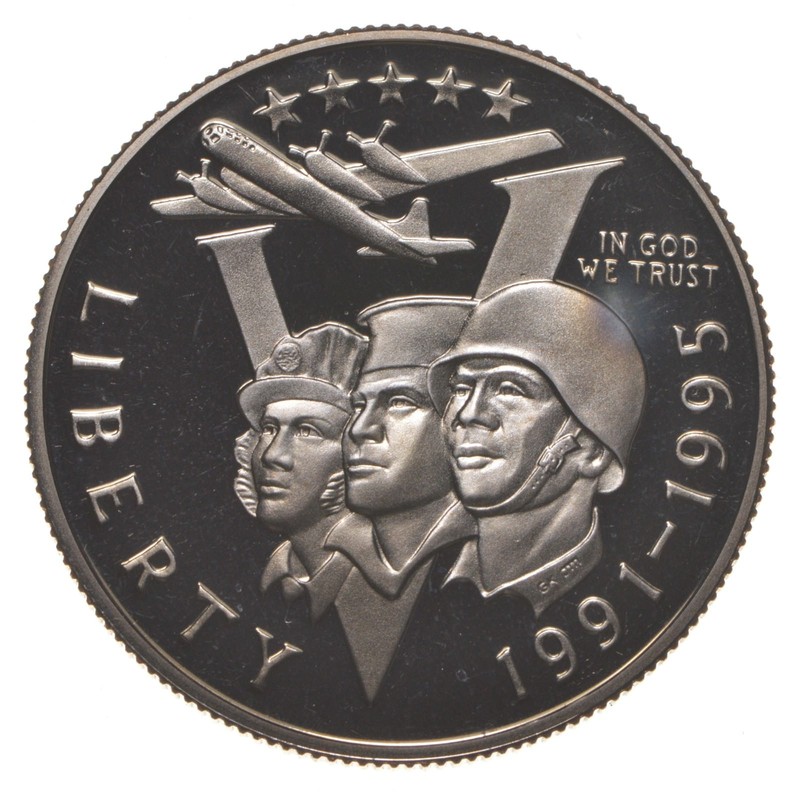 1993-P Proof WWII World War 2 1991-1995 Commemorative Half Dollar *5150