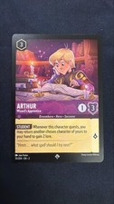Arthur - Wizard's Apprentice 35/204 Super Rare Rise of the Floodborn Lorcana NM