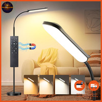 Stehlampe Led Dimmbar 18W 1800LM Verstellbar Mit Fernbedienung Schwarz