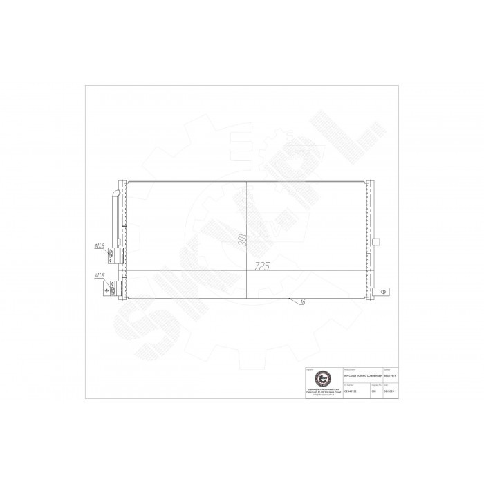Condensateur de clim Jaguar X-Type 2.0 D refroidissement optimal en aluminium