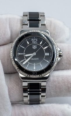 Tag Heuer Formula 1 Ladies WAH1212 Sapphire Crystal Diamond Bezel Watch