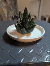 Unique ceramic jewelry dish tray/ Ring Holder