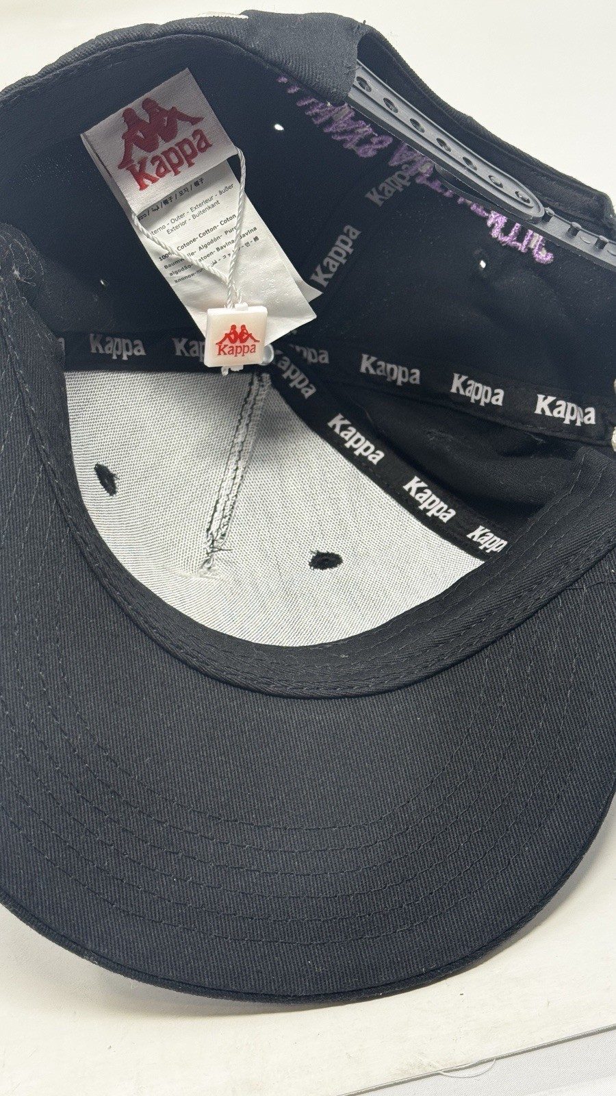 Kappa Authentic Graphik Tornado Snapback Cap in B… - image 8