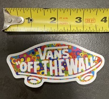 Vans Off The Wall Skateboard Decal Sticker 3 3/4 Brand New
