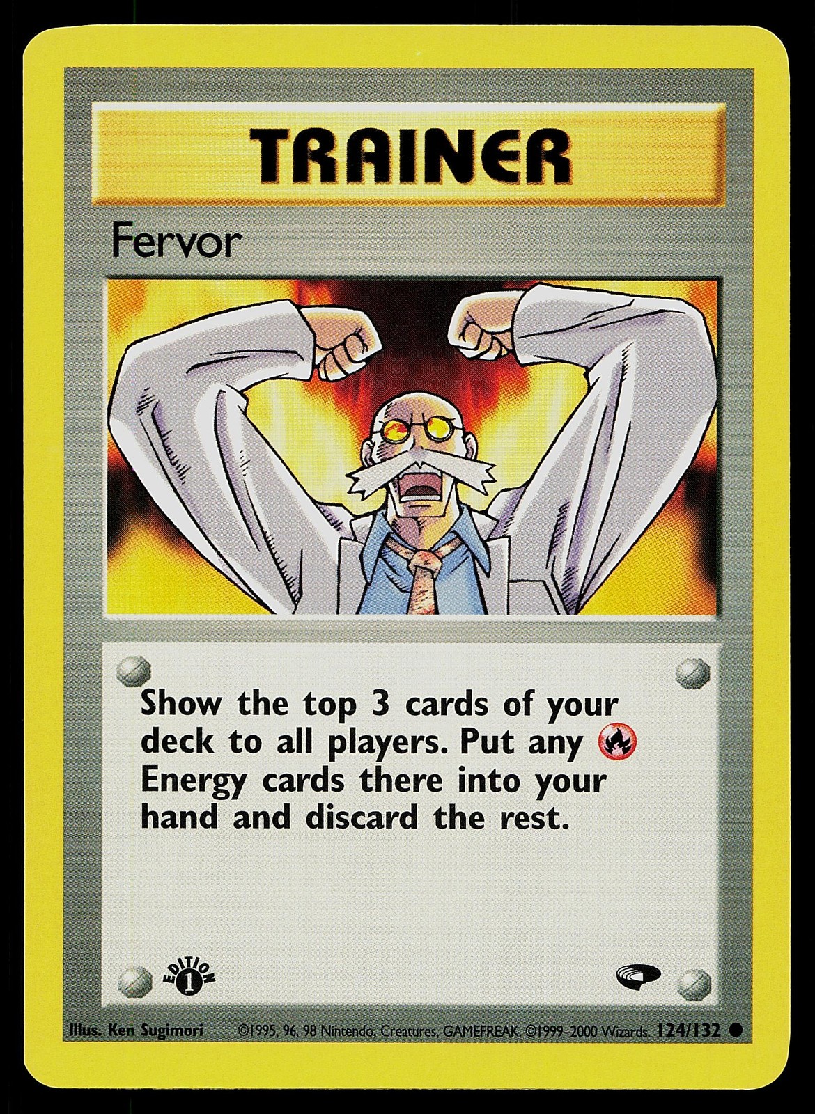 Pokemon Gym Challenge 124/132 Fervor 1st Edition Pokemon Card