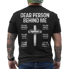 Dear Person Behind Me You are Forgiven ON BACK Graphic S - 4XL