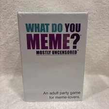 What Do You Meme? Mostly Uncensored. An Adult Party Game For Meme-Lovers NEW 
