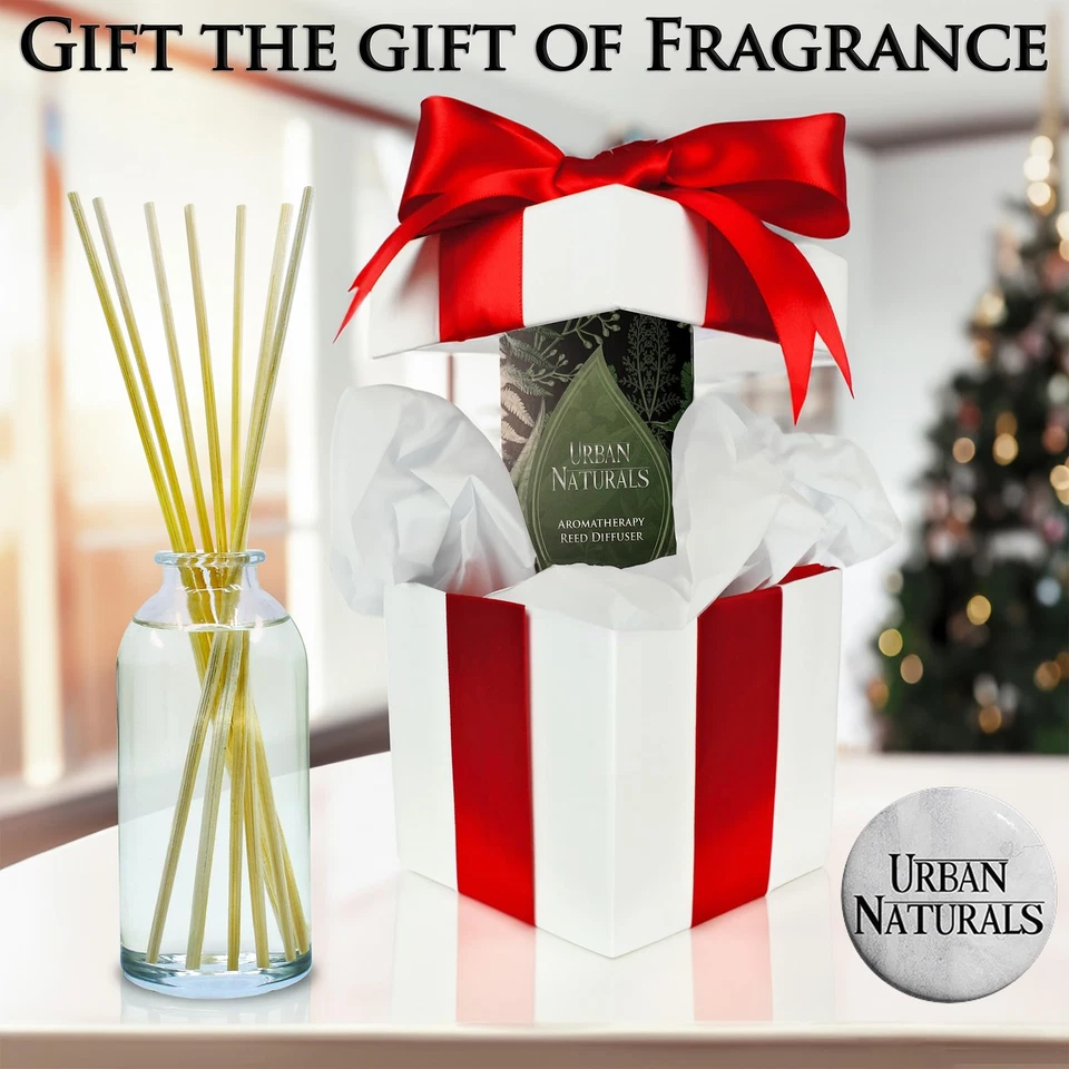 Christmas Night Reed Diffuser Set - Cinnamon Spice, Almond, Clove, Cedarwood,... - Image 3 of 4