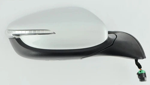 14 - 16 Kia Forte Sedan Power Folding Heated Passenger Mirror Silky Silver