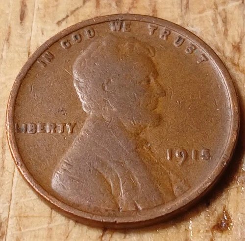 Lincoln Wheat Cent 1915-P Fine #19