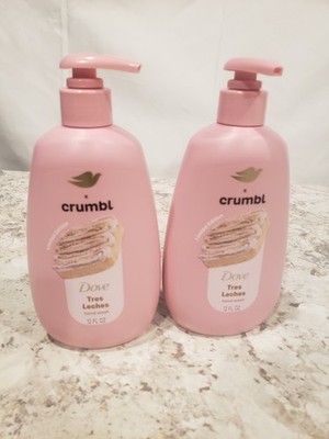 2 PACK Dove x Crumbl Tres Leches Hand Wash Limited Edition NEW  12 FL OZ
