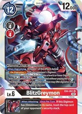 BlitzGreymon EX04-EX4-051 Super Rare Near Mint Foil