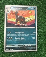 Pokemon TCG Houndoom 133/197 SV03 Obsidian Flames Reverse Holo (English)