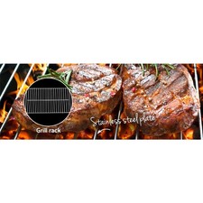 Grillz Ceramic BBQ Grill Smoker Hibachi Japanese Tabletop Charcoal Barbecue — image 7