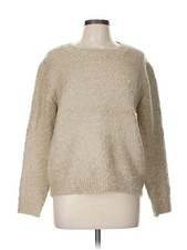 Elie Tahari Women Brown Pullover Sweater M