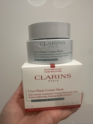 Clarins Cryo-Flash Cream-Mask 2.5 oz / 75mL Full Size NIB New