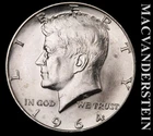 1964-D Silver Kennedy Half Dollar - Choice Gem Brilliant Unc  Lustrous  #L3959