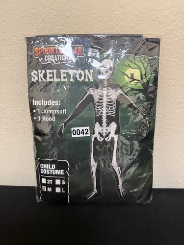 Kids Skeleton Full Body Costume