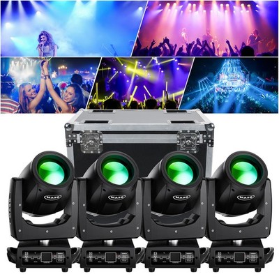 230W 7R 24Prism Stage Lights DMX LED Beam Moving Head Light DJ Disco Party Case