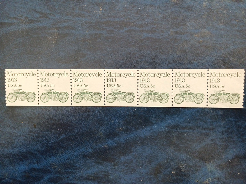 Motorcycle 1899  - Coil strip of 7 #1899