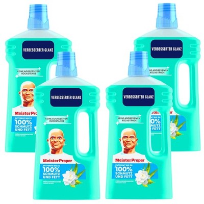 4x 1 Liter Meister Proper Allzweckreiniger Frühlingserwachen Putzmittel 1,0L