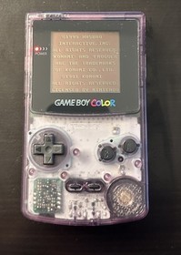 Nintendo Game Boy Color Purple with 1 Game