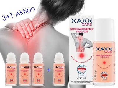 XAXX SOS Emergency Roll-On 50ml Muskel Verspannung Nacken Rücken Kühl Wärme