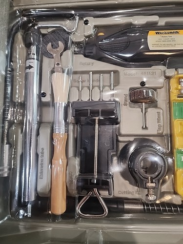 WORKSMITH 229pc ROTARY TOOL SET - WITH ACCESSORIES - Picture 2 of 9
